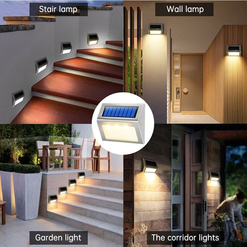 Lampu Tangga Tenaga Surya Taha - Outdoor Lighting On Fence ulasan dan harga