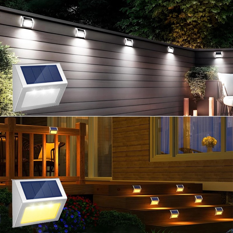 Lampu Tangga Tenaga Surya Taha - Outdoor Lighting On Fence ulasan dan harga
