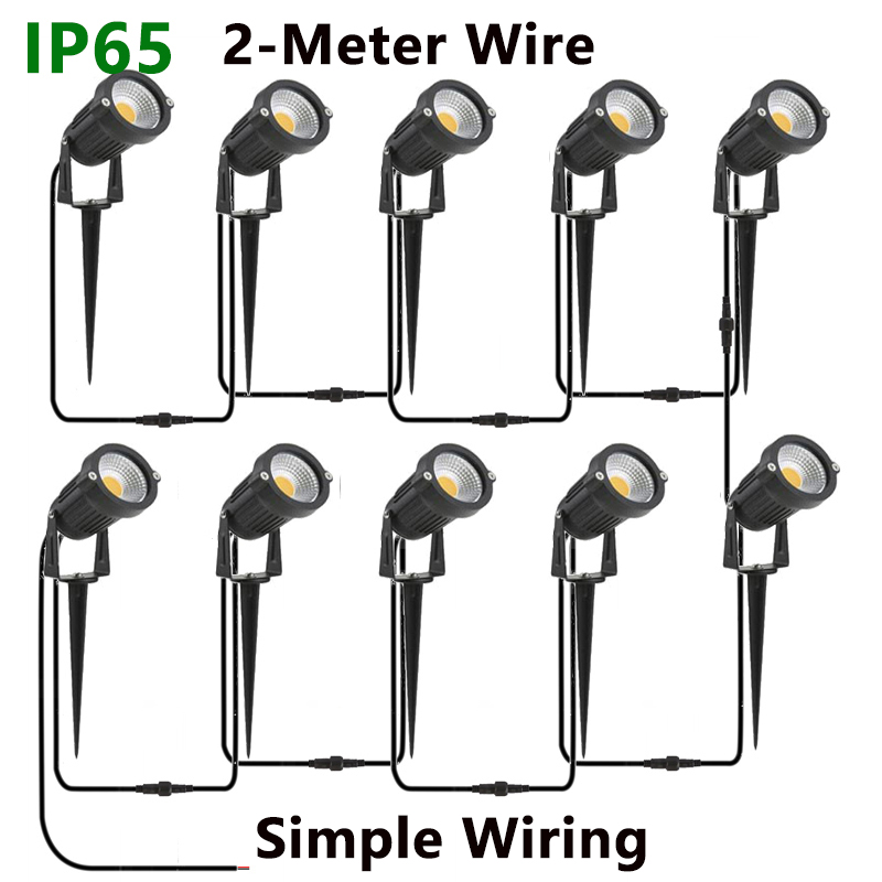 Lampu Sorot Taman LED Luar Rua - Outdoor Lighting No Wiring ulasan dan harga