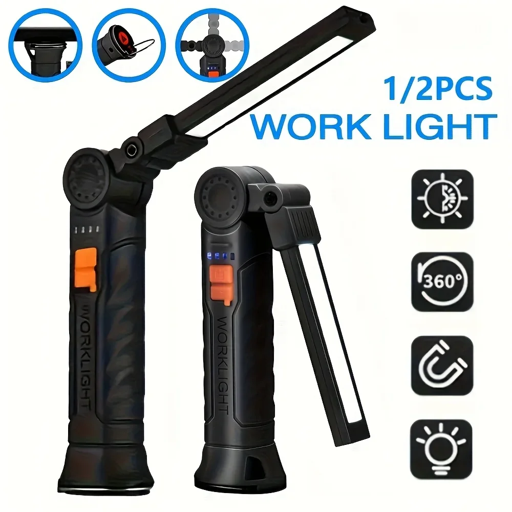 Senter LED COB Portabel Lampu  - Hanging Outdoor Lighting ulasan dan harga