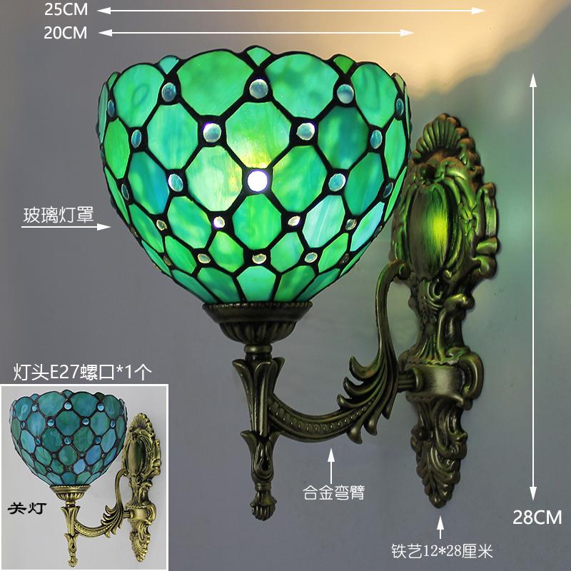 Lampu dinding kaca patri Tiffa - Solar Wall Sconce ulasan dan harga