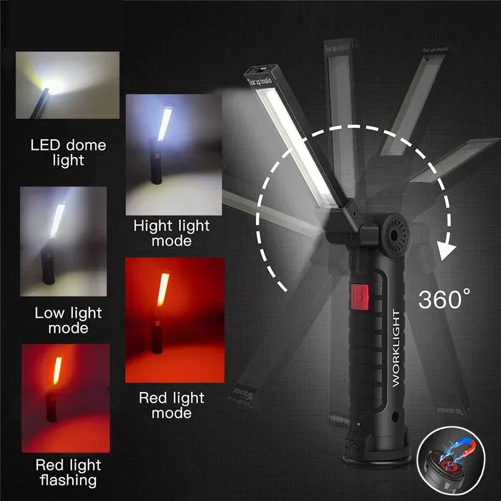 Lampu Inspeksi Senter LED COB  - Outdoor Lighting Fixtures ulasan dan harga
