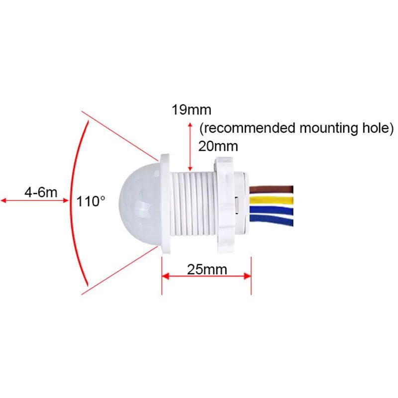 Detektor Sensor Gerak PIR Sake - Outdoor Lighting With Motion Sensor ulasan dan harga