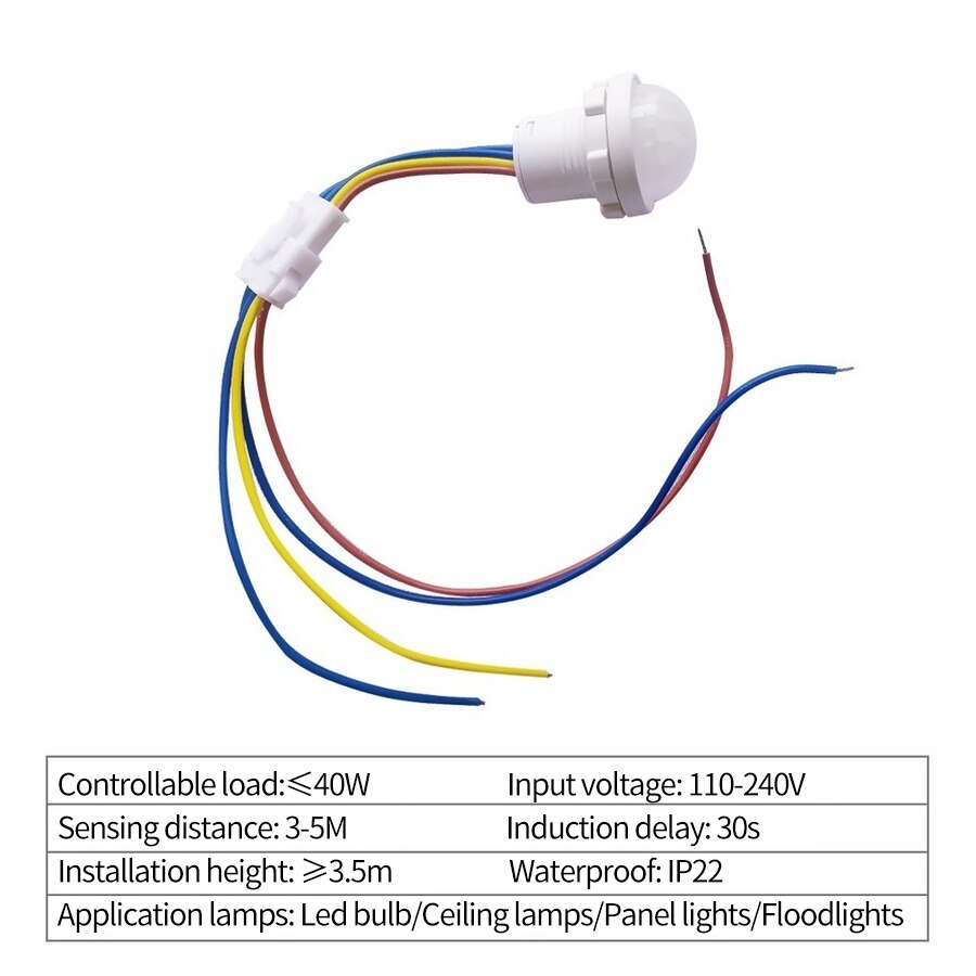 Detektor Sensor Gerak PIR Sake - Outdoor Lighting With Motion Sensor ulasan dan harga