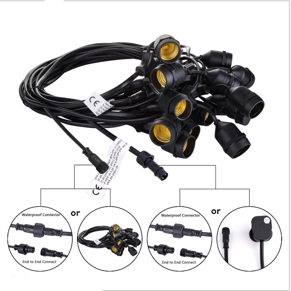 10/20/30M E27 Kelas Komersial  - Outdoor Lighting No Wiring ulasan dan harga