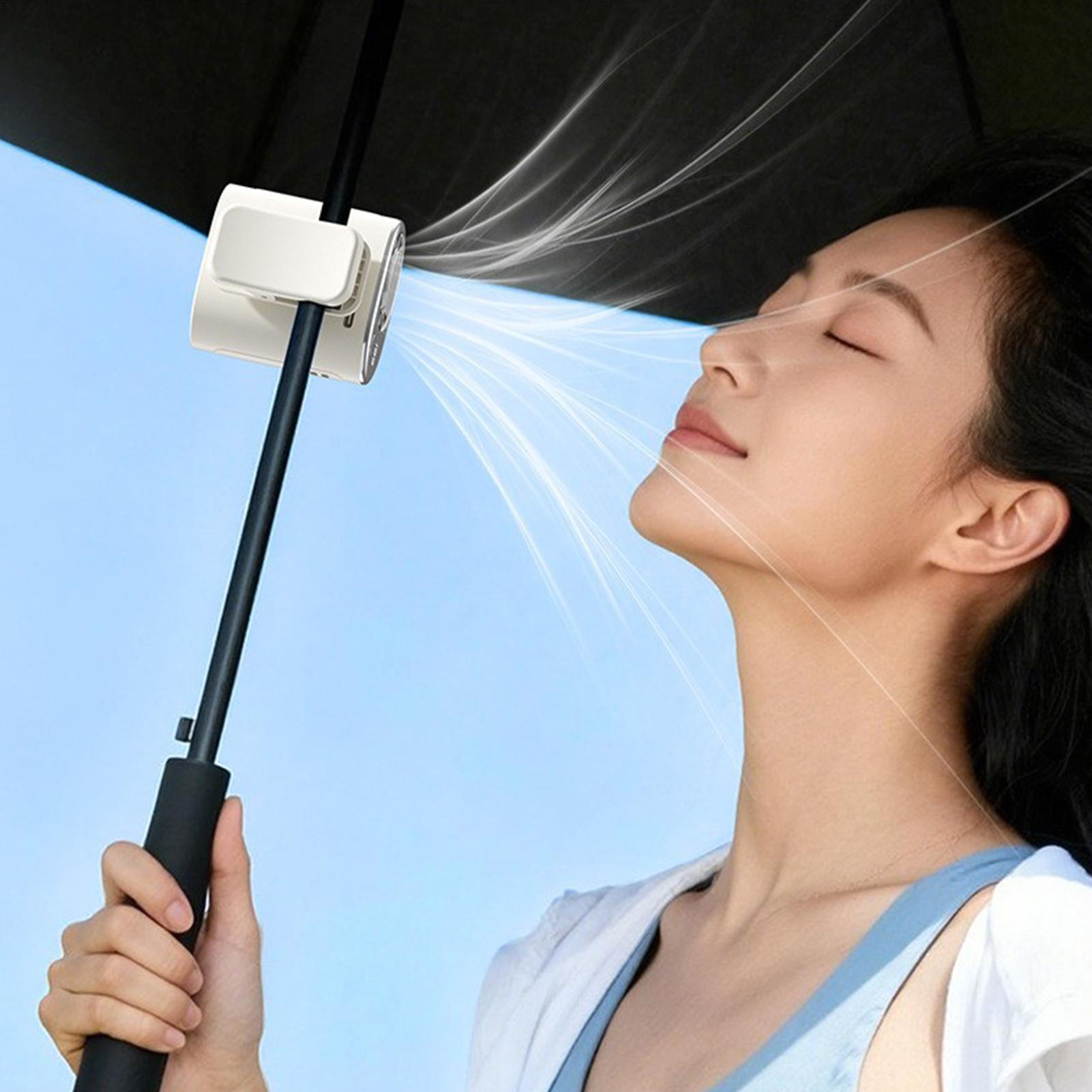 Kipas Klip Mobil Portabel Kipa - Umbrella Led Clip ulasan dan harga