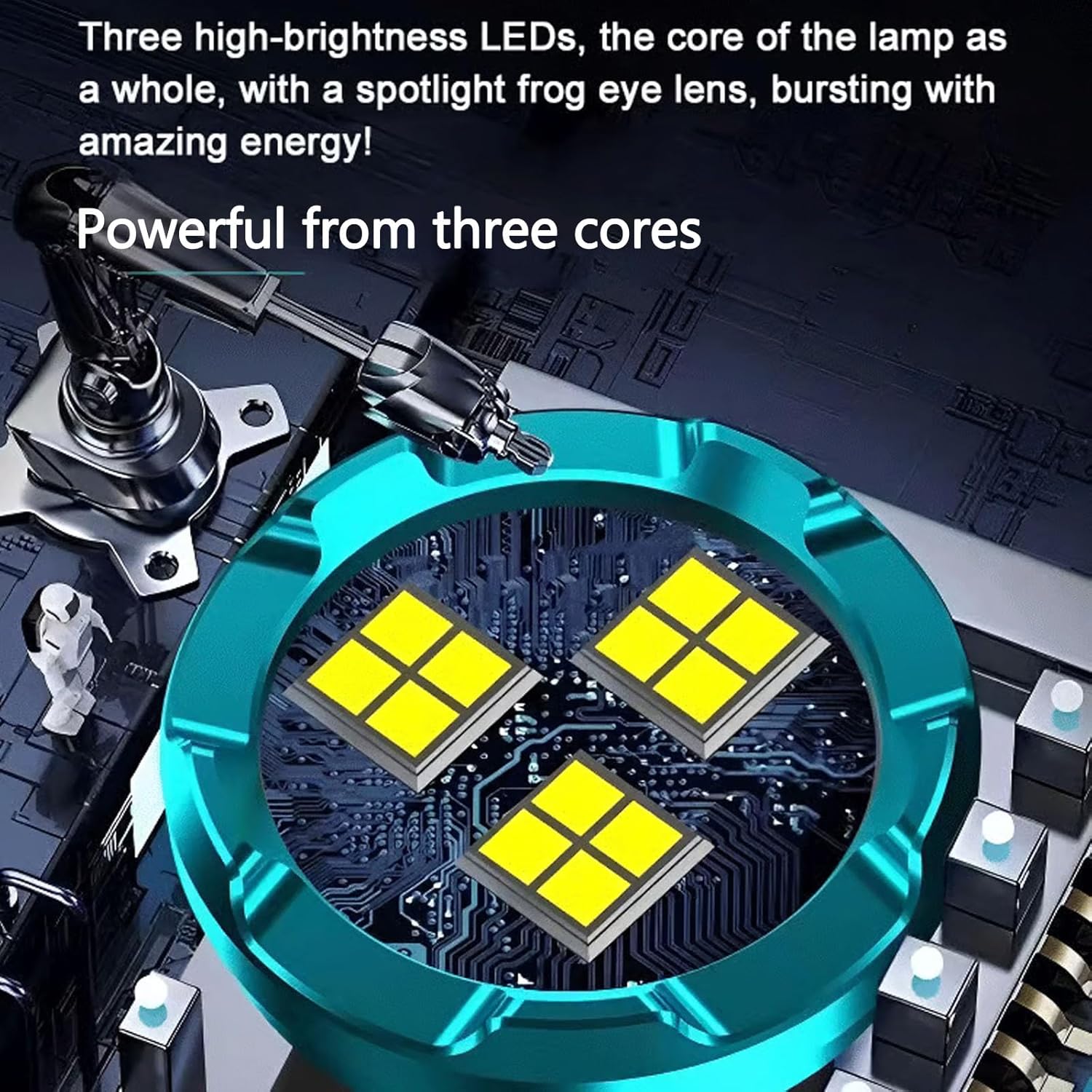 Senter Taktis Daya Tinggi 3LED - Outdoor Lighting Permanent ulasan dan harga
