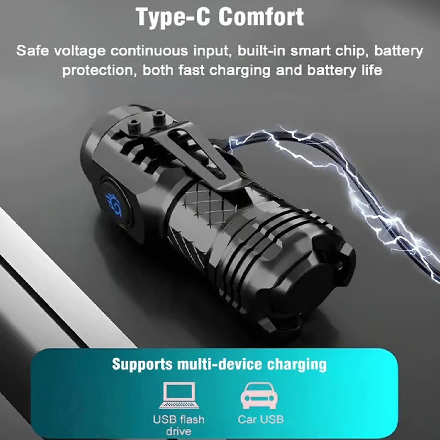 Senter Taktis Daya Tinggi 3LED - Outdoor Lighting Permanent ulasan dan harga