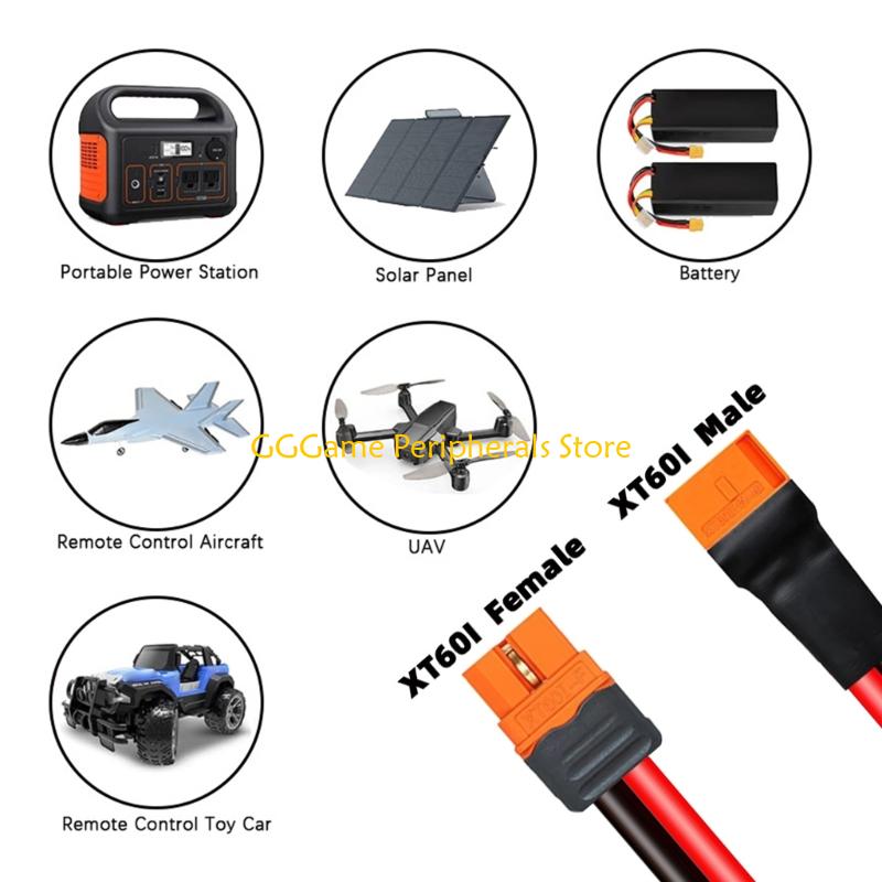U55B Portabel XT60I Kabel Peng - Outdoor Lighting Extension Cable ulasan dan harga